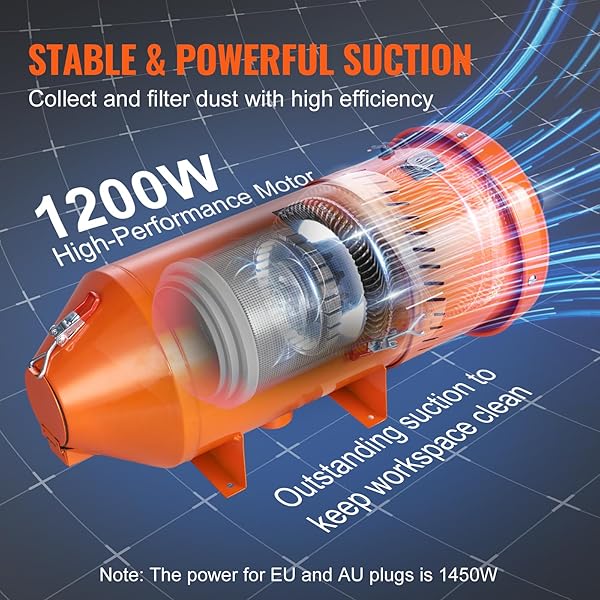 DUST COLLECTION SYSTEM: 1.6-HP DUST COLLECTOR MEDIA RECLAIMER WITH 1.8 GALLON CAPACITY – UNIVERSAL FIT FOR SANDBLASTER CABINETS AND MEDIA BLASTERS