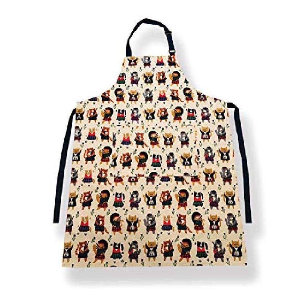 Scott Inness Cats 'n' Kilts Cotton Apron