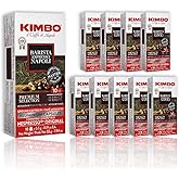 Kimbo 100 Count Napoli Capsules in Aluminium - Smooth & Rich Italian Roast for Nespresso