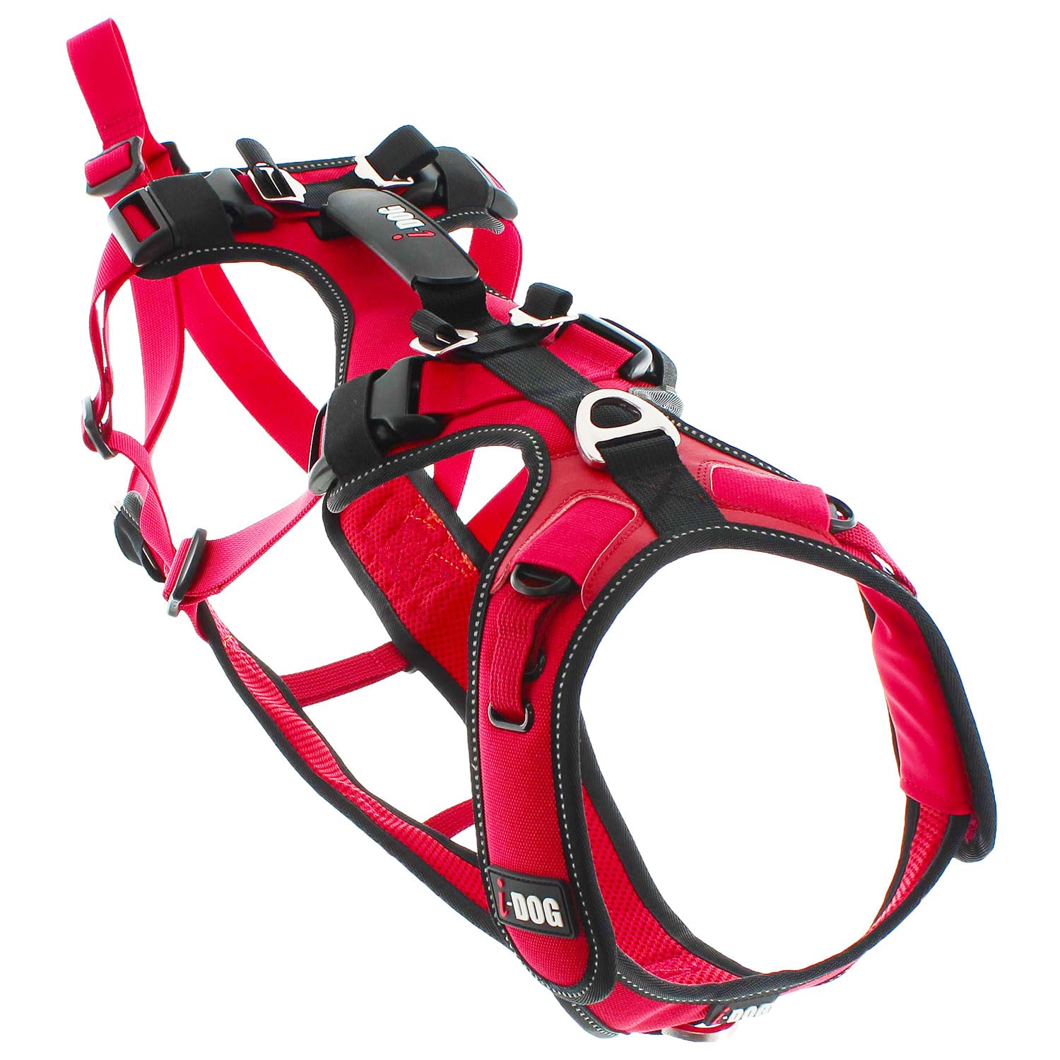 Comfort Trek I-Dog Harness - Red (L)