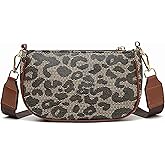 Sunaeset Leopard Crossbody Bags for Women, Cheetah Leopard Print Purses, Cute Small Mini Side Cross Body Bag, Casual, Brown, Textured, 1.7L, 2025