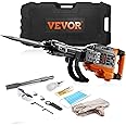 VEVOR 3500W Electric Demolition Hammer, 1900 BPM Durable Jack Hammer, Concrete Breaker with 2 Chisels, Gloves, and a 360° Rotatable Handle for Efficient Trenching, Black