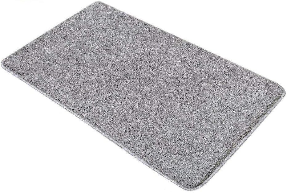 Indoor Doormat Absorbent Mud Mat, Non Slip Door Mat Dirts Trapper Mat, Entrance Doormat for Bathroom, Front, Inside and Entry Washable Rug 32" x 20"