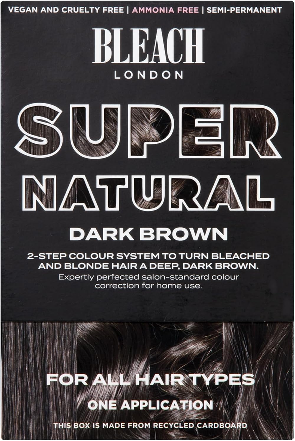 Bleach London Dark Brown Super Natural Kit - Semi-Permanent Colour Correction