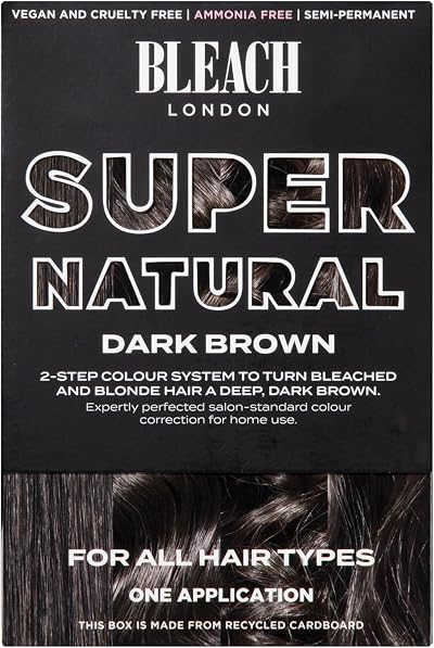 Bleach London Dark Brown Super Natural Kit - Semi-Permanent Colour Correction