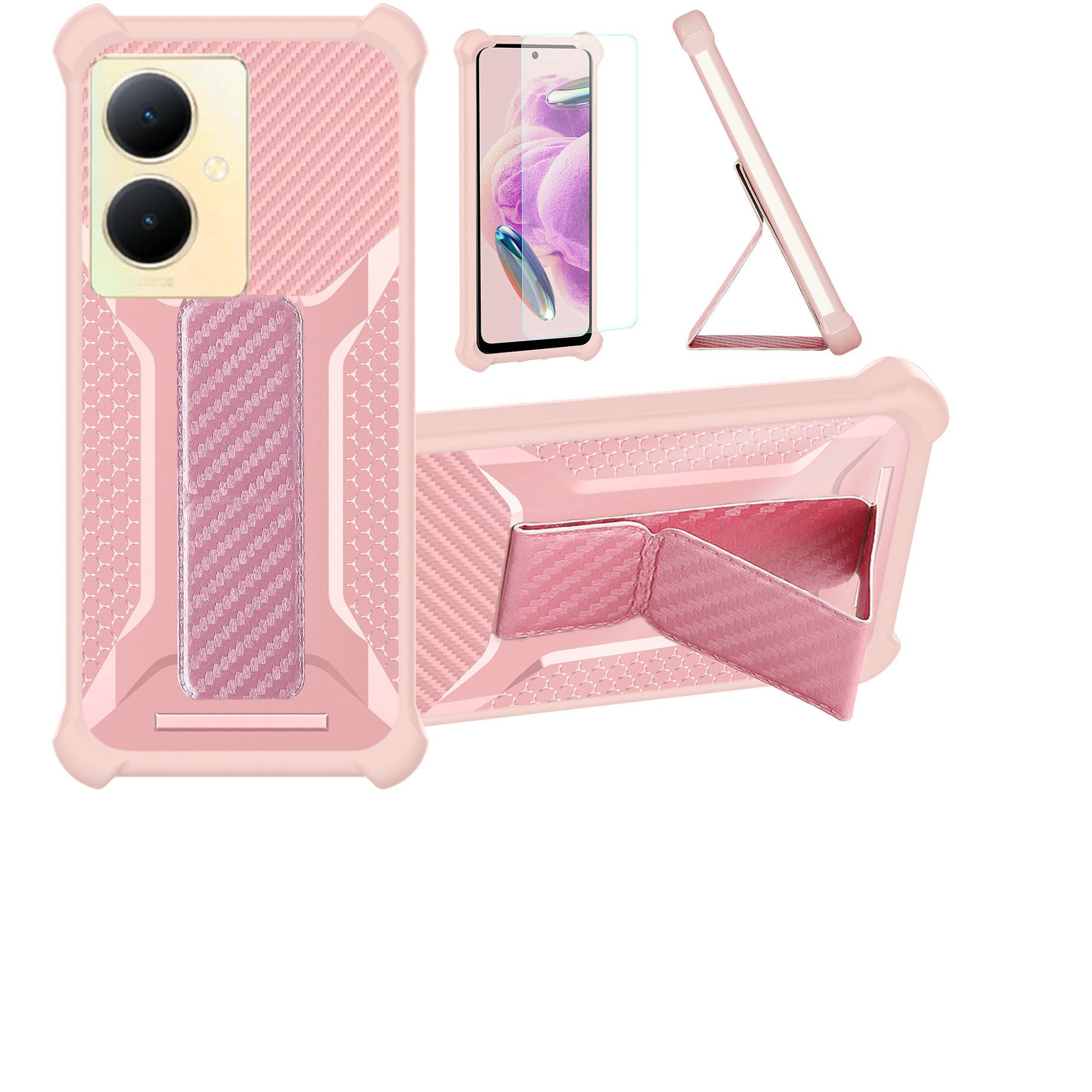 Aroepurt Case for Vivo Y78 Plus Phone Case Stand