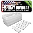 Sophos Survival Tray Dividers for Harvest Right Freeze Dryer Tray - White 5 Sets (Fits 1 Large Tray)