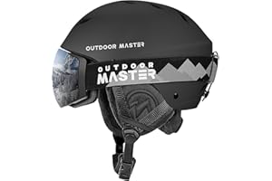 OutdoorMaster Kelvin Ski & Snowboard Helmet Set with Goggles for Men, Women & Youth