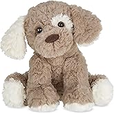 Bearington Pal Dog Stuffed Animal Plushies - 11" Realistic Dog Plush Stuffed Animals with Floppy Ears and Expressive Face - Soft Beige and Brown Lifelike Puppy Plush Toy Gift for Toddlers and Kids