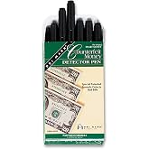 Dri Mark 351R1 Counterfeit Bill Detector Marker Pen - Made in The USA 3 Times More Ink, Pocket Size, Fake Money Checker, Money Loss Prevention Tester &amp; Fraud Protection for U.S. Currency (Pack of 12),Black