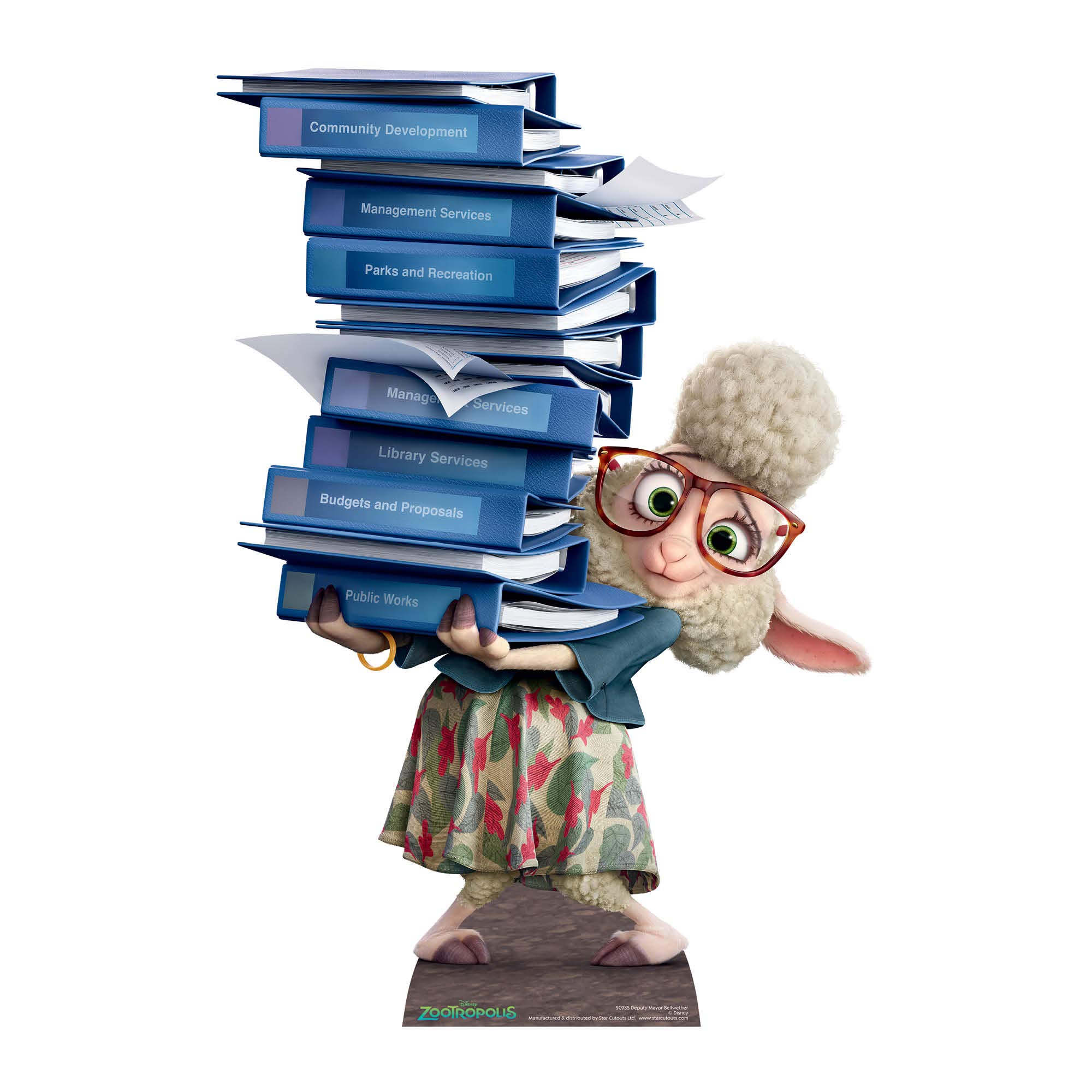 Star Cutouts SC935 Mayor Bellwether Cardboard Cut Out