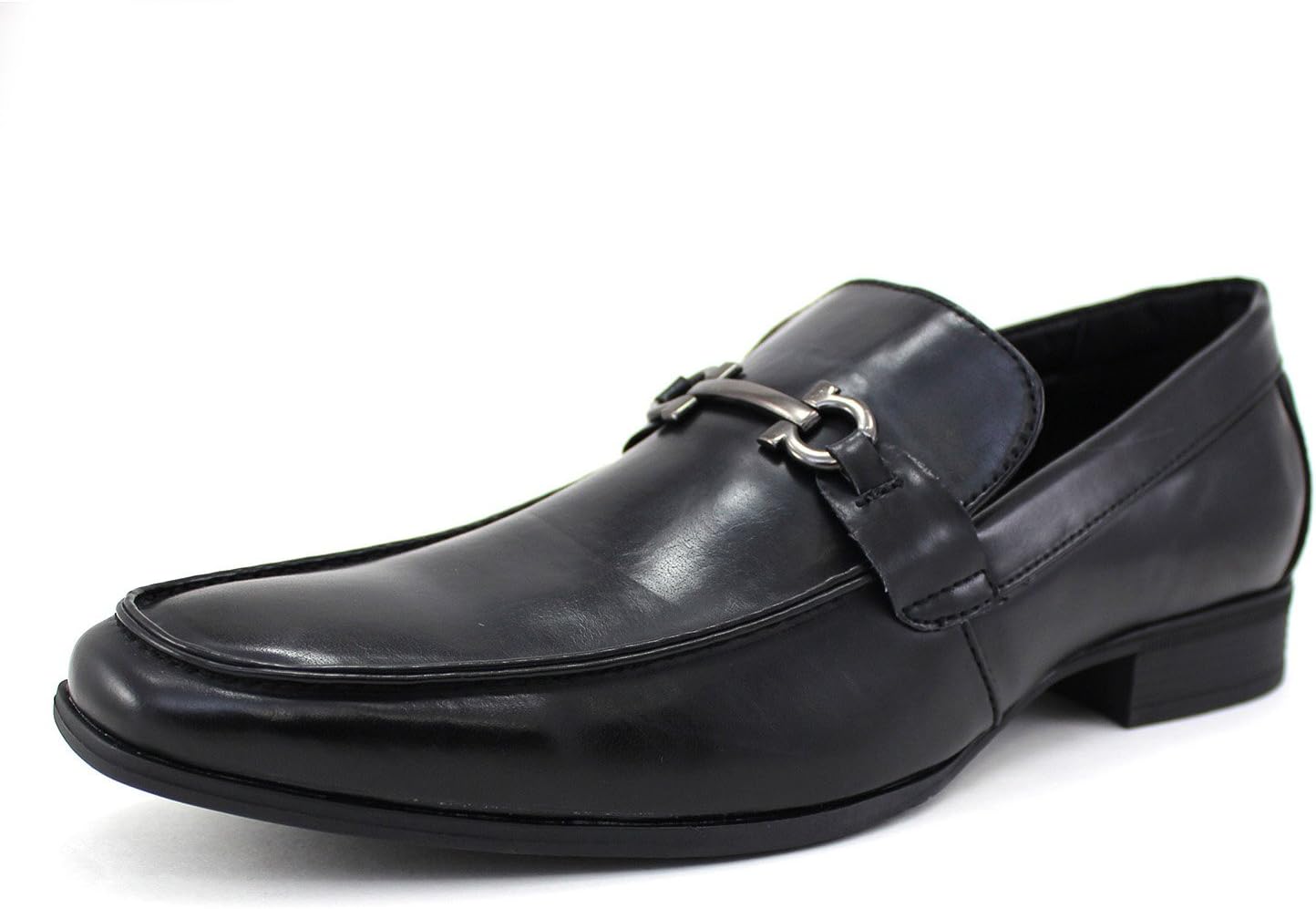 Martello Men's Dress Omega Bar Shoes Black 7