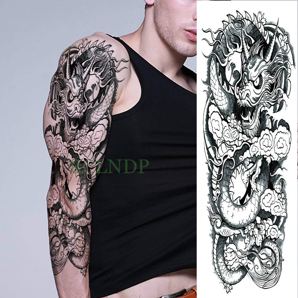 Accesorios Yyoutop Impermeable Etiqueta Engomada Del Tatuaje Temporal Dragon Animal Brazo Completo Tatuaje Falso Flash Tatoo Manga Tatuajes Grandes Tamano Grande Hombres Mujeres 3 Unids Juguetes Y Juegos Bk Motovation Accessory Com Sg
