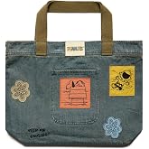 Samii Ryan Women's Snoopy &amp; Woodstock Tote Bag, Denim, OS