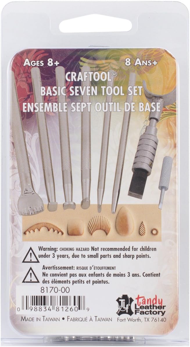 Tandy Leather Factory Basic 7 Tool Set 