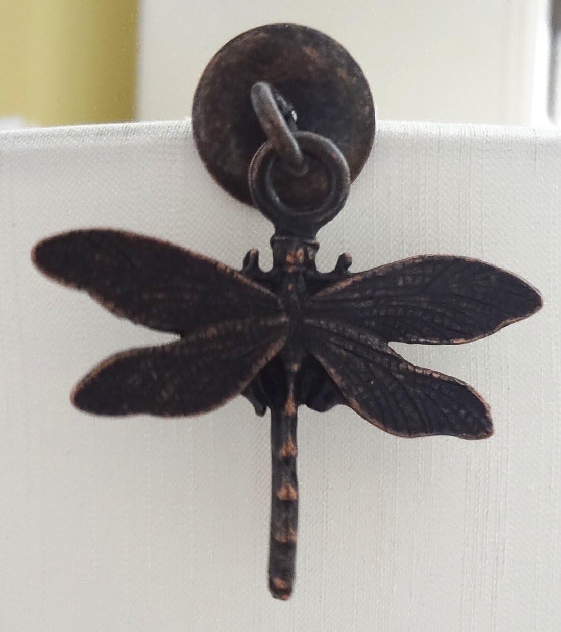 DRAGON FLY ROLLER SHADE PULLS, OIL RUBBED BRONZE FINISH
