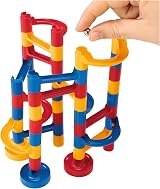 Galt Mini Marble Run Build Design and Race STEM Toy 40 Piece 7 Balls view 4