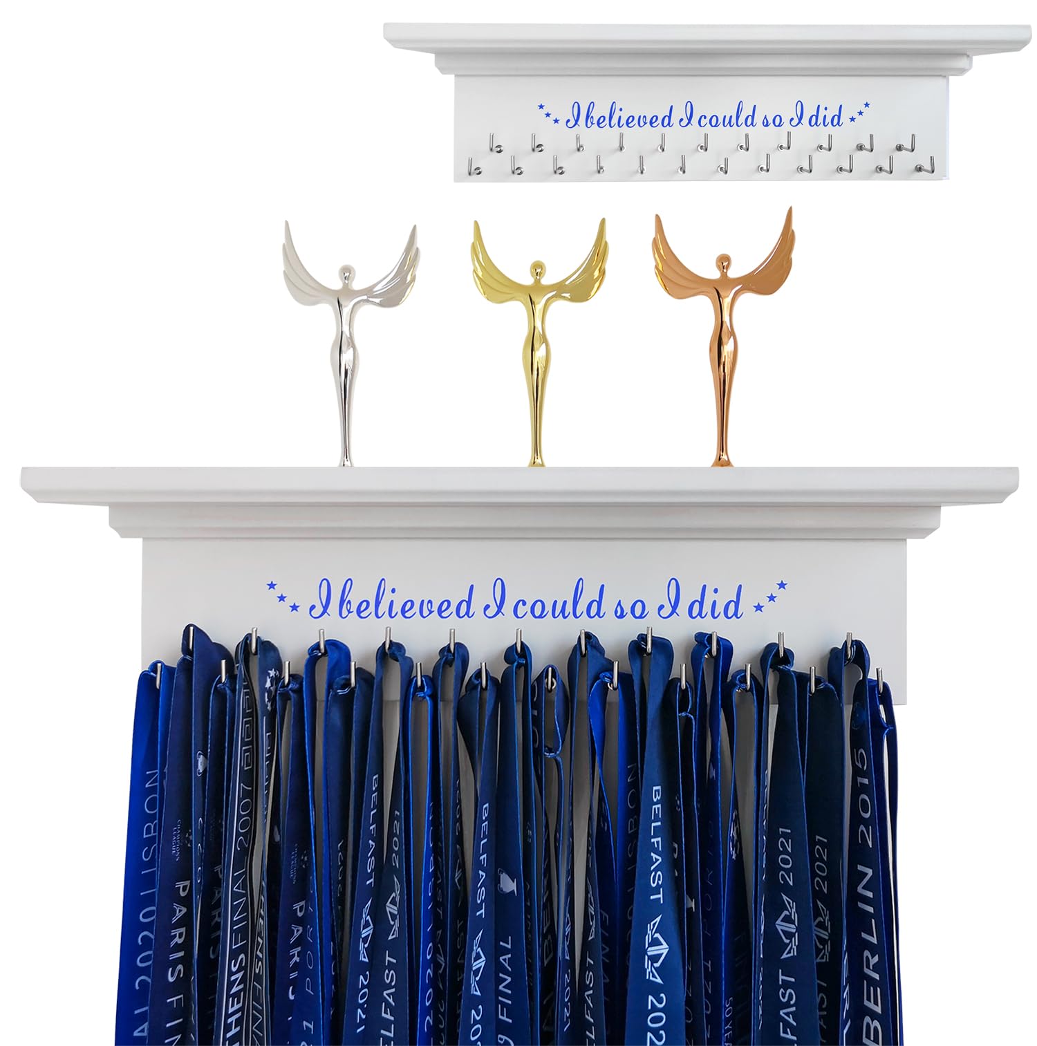 Preiu Wooden Trophy Shelf And Edal Hanger Philippines | Ubuy