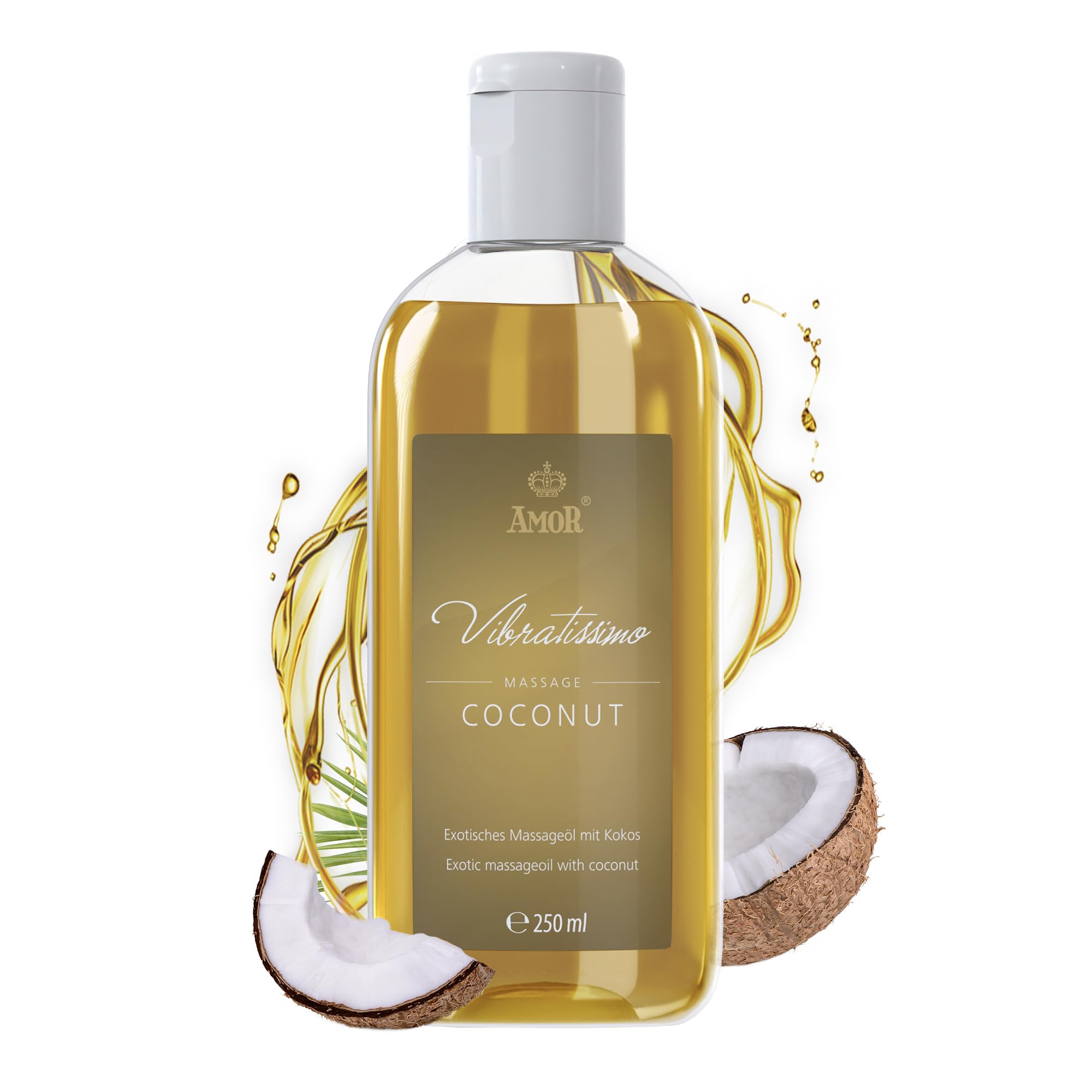 Vibratissimo “Coconut” - Exotic Massage Oil with Coconut, Love Oil, Erotic Oil 250ml