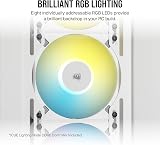 Corsair iCUE AF120 RGB Elite 120mm Triple Fan Kit White view 4