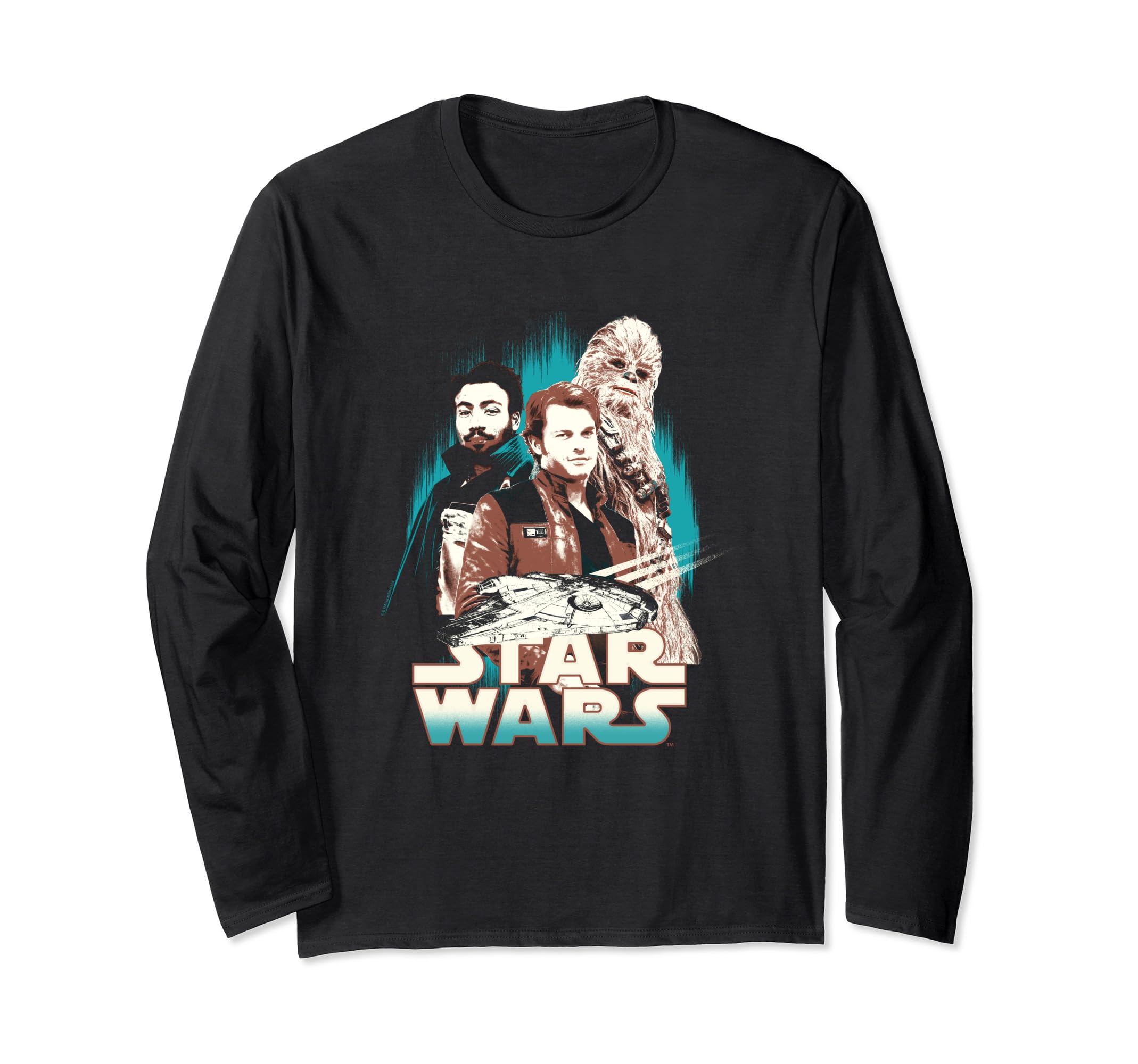 Star Wars Han Solo Movie The Hero Trio Intro Long Sleeve T-Shirt