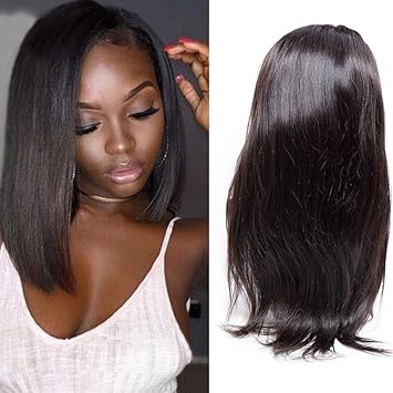 Maxine Hair Brazilian Virgin Straight Human Hair Lace Front Wigs