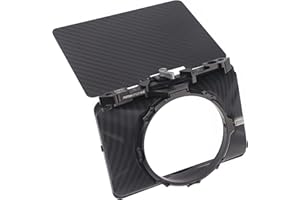 Hersmay Mini Matte Box Lightweight 4x4 4x5.65 Clip-on Lens Matte Box for DSLR Mirrorless Camera for Sony A7IV A9 A7 A7R A7S I