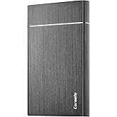 Caraele 500GB Portable External Hard Drive USB3.0 Mobile HDD Storage for PC, Mac, Desktop, Laptop, Mac, Chromebook, Xbox One, Xbox 360, PS4 (Black)