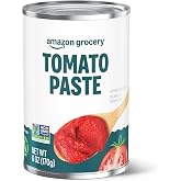 Amazon Grocery, Tomato Paste, 6 Oz, Pack of 6 (Previously Amazon Fresh, Packaging May Vary)