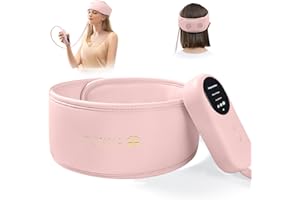 TLINNA Head Massager,Scalp Massager,Relief Headaches,Fatigue,Stress,Sleep aid,Hangover with Airbag Kneading,Constant Temperature Hot Compress for Head
