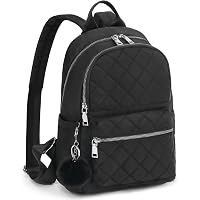 Uromee Vegan Leather Travel Backpack Purse For Women - Convertible Tassel Shoulder Bag, Black & White, Large - View #9