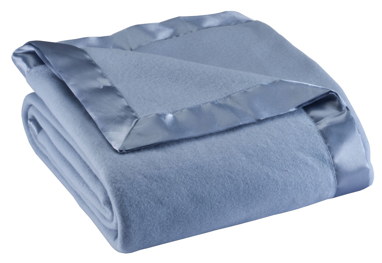 Miles Kimball Satin Fleece Blanket by Oakridge Comforts Twin or King