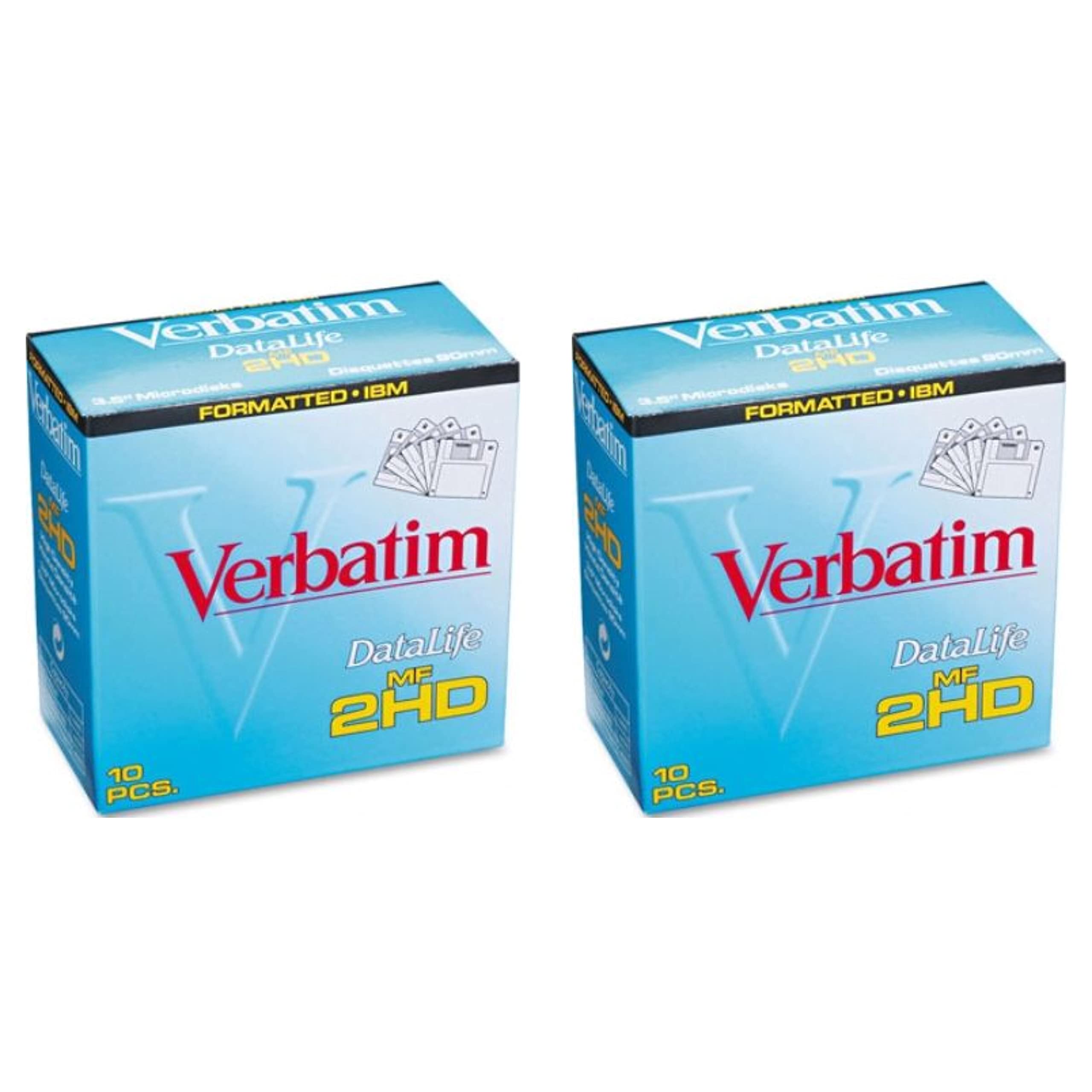 Verbatim® 3.5" Diskettes DISK,DS/HD,3.5,IBM,2MB 6703 (Pack of20)