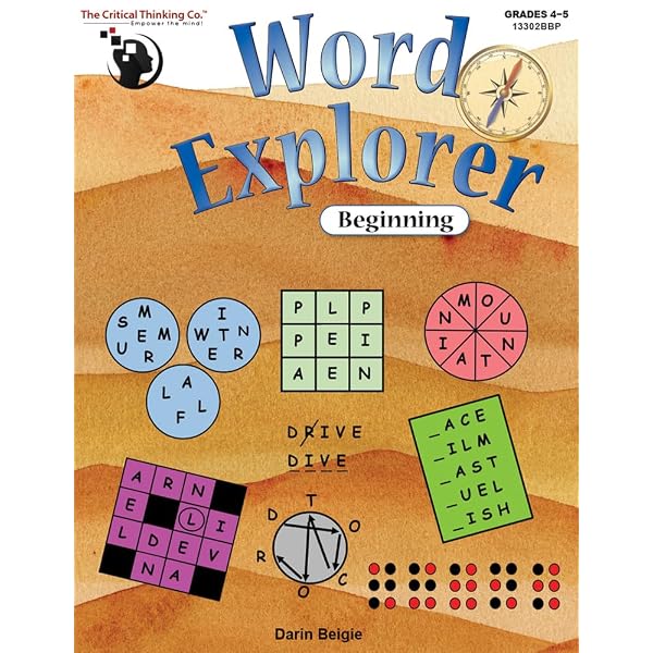 Word Explorer Beginning - Using Word and Letter Patterns to