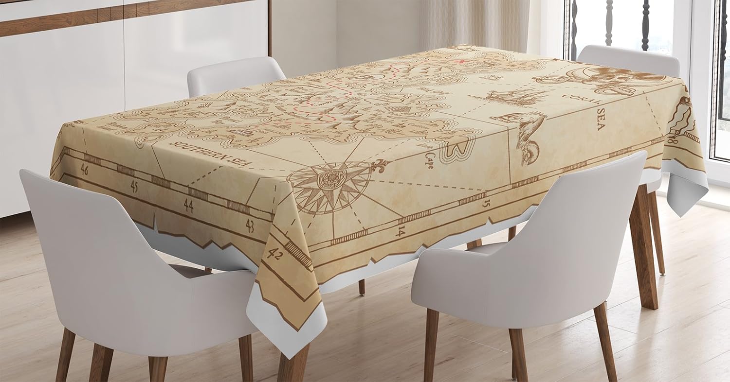 Best dining table cloth ocean