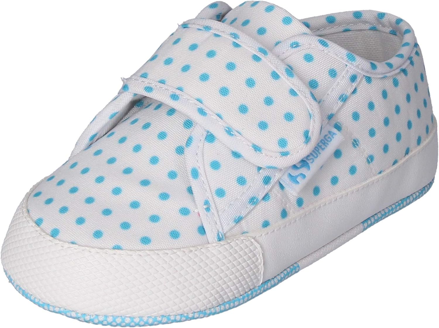 Superga Baby Shoes 4006 Baby Strap Prints White Blue Amazon.co.uk