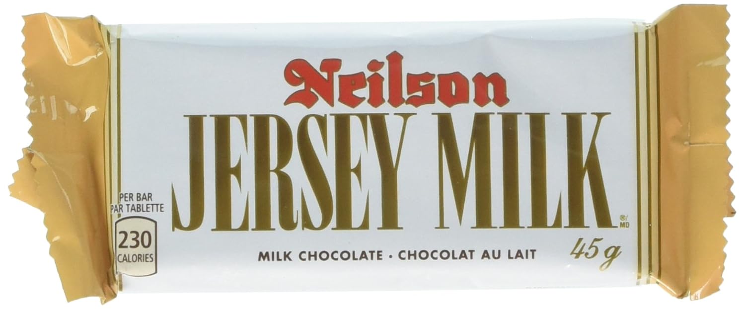 Jersey Milk 24pk (45g Per Pack) Made in Canada Candy And Chocolate Bars Grocery