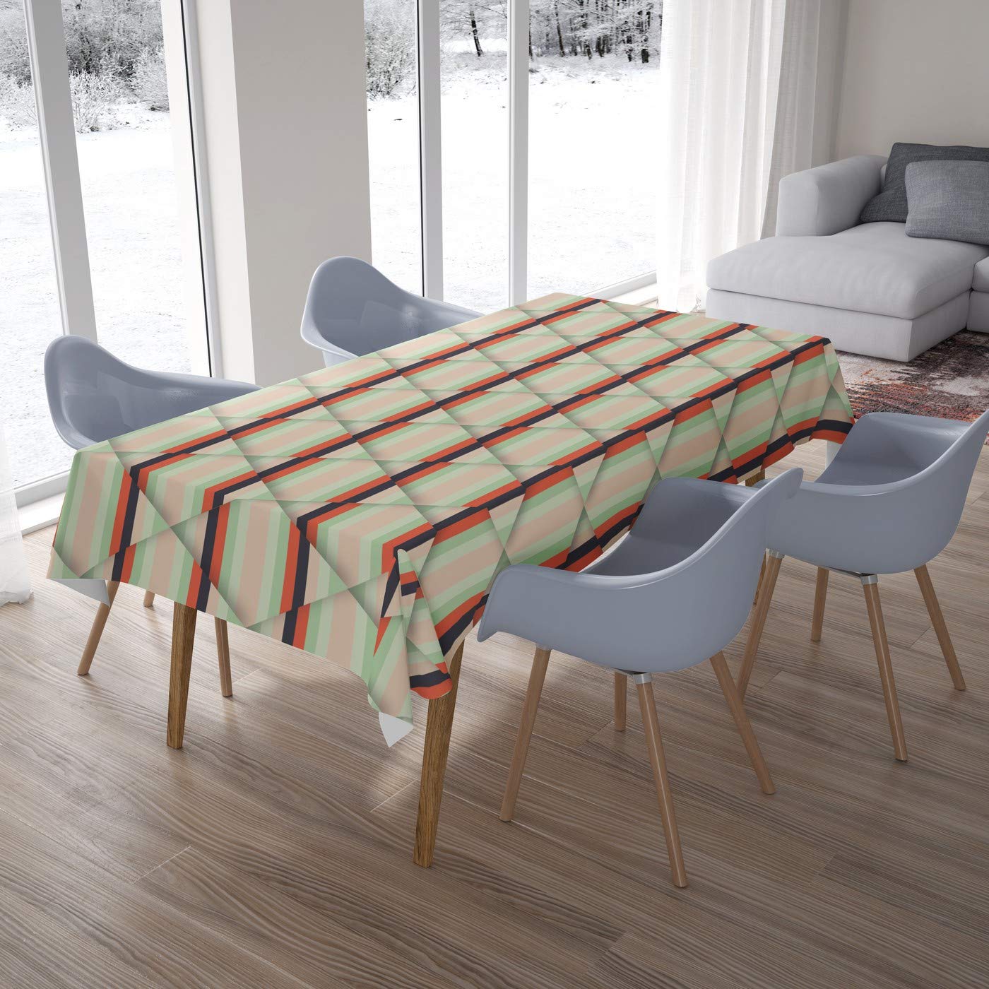 Bonamaison Kitchen Decoration, Tablecloth, 140cm x 200cm - Designed and Manufactured in Turkey