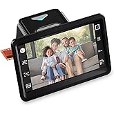 HP Film &amp; Slide Scanner, Photo Scanner, 7" Touch LCD, 13MP Slide Digitizer | Negative Scanner, Film to Digital Converter, Quick-Feed &amp; 50mm Adapter, USB &amp; HDMI, Preview &amp; Edit, Gallery Slide Viewer