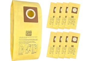 9 Pack AH10243 Vacuum Bags for Hoover Commercial Hushtone CU2 Upright Cleaners CH54013 CH54015 CH54113 CH54115#Part AH10243