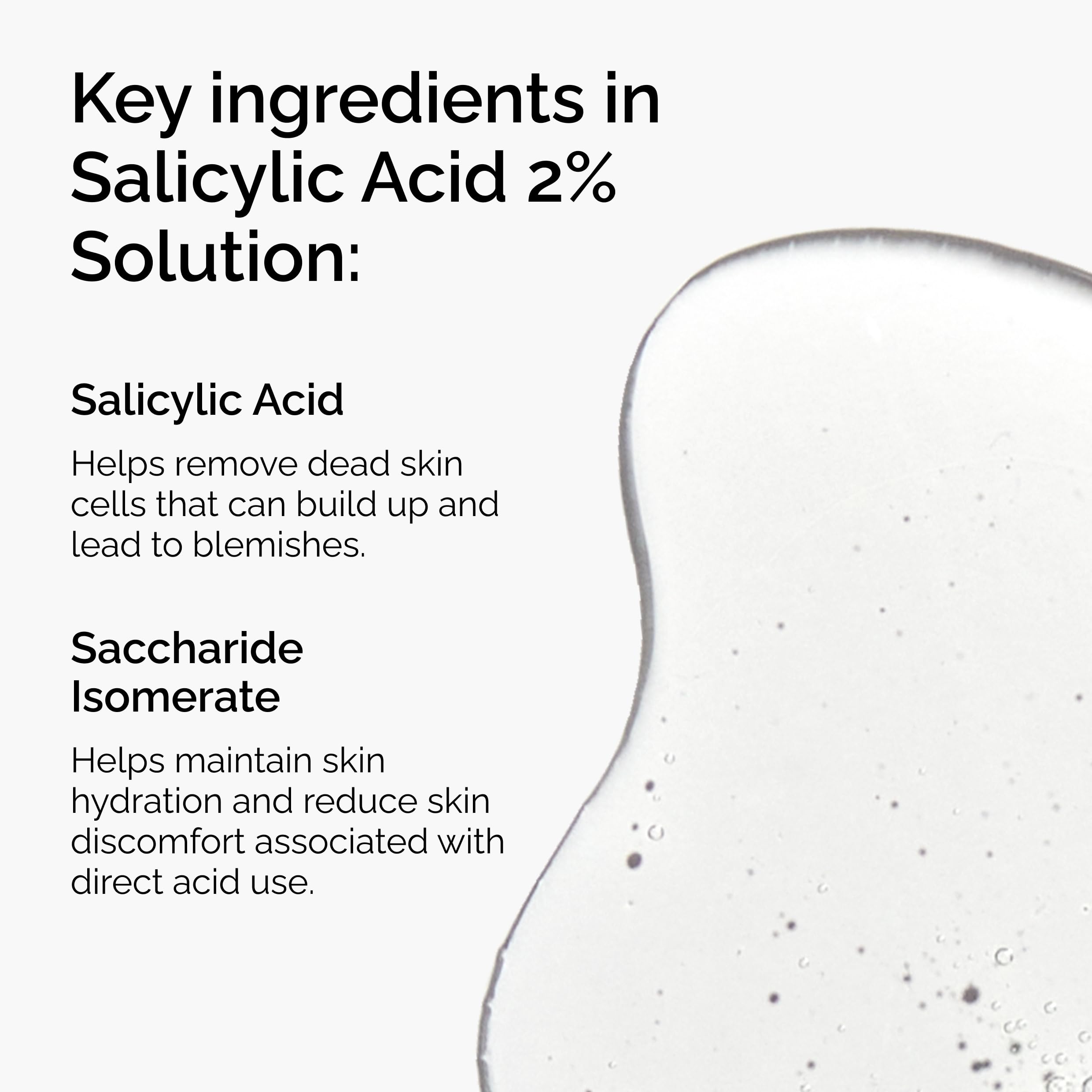 The Ordinary Salicylic Acid 2% Solution, Acne-Fighting Serum for Blemish-Prone Skin