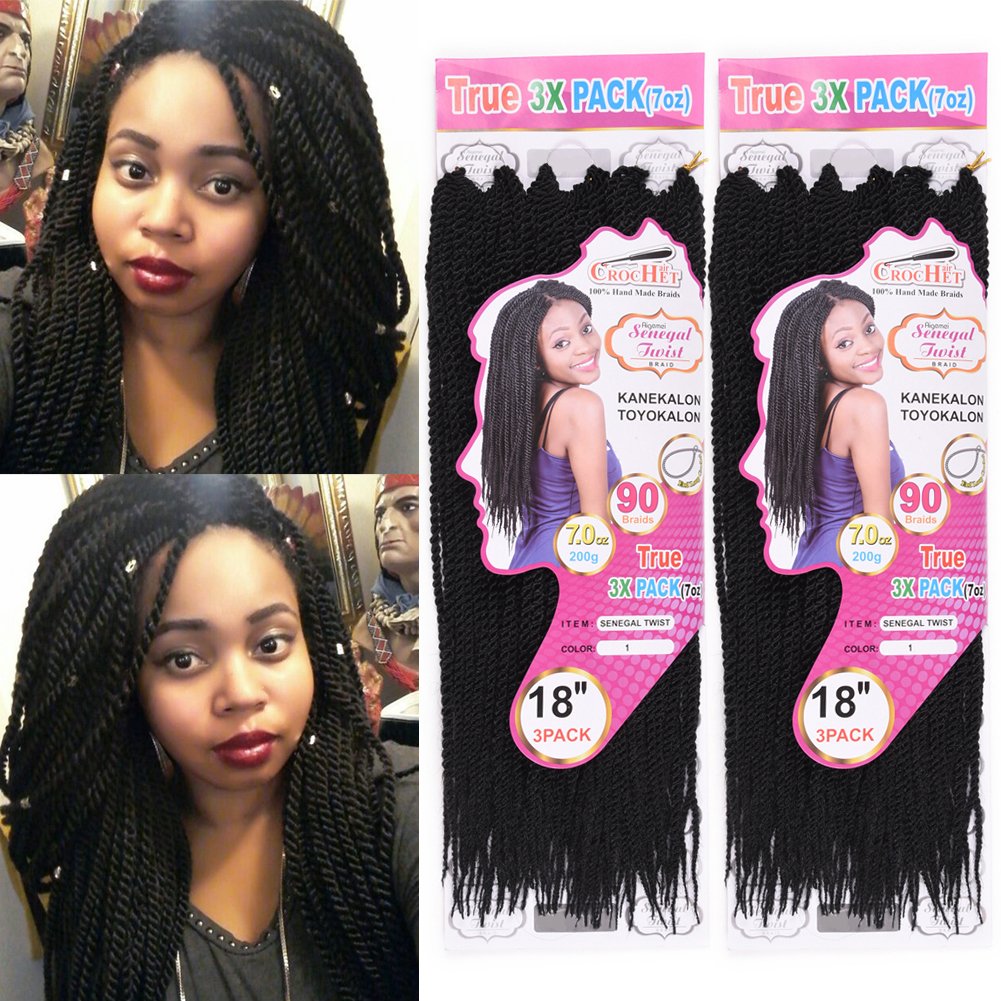 Amazon Com Valentines Day Gifts 2pack Senegalese Twist Crochet
