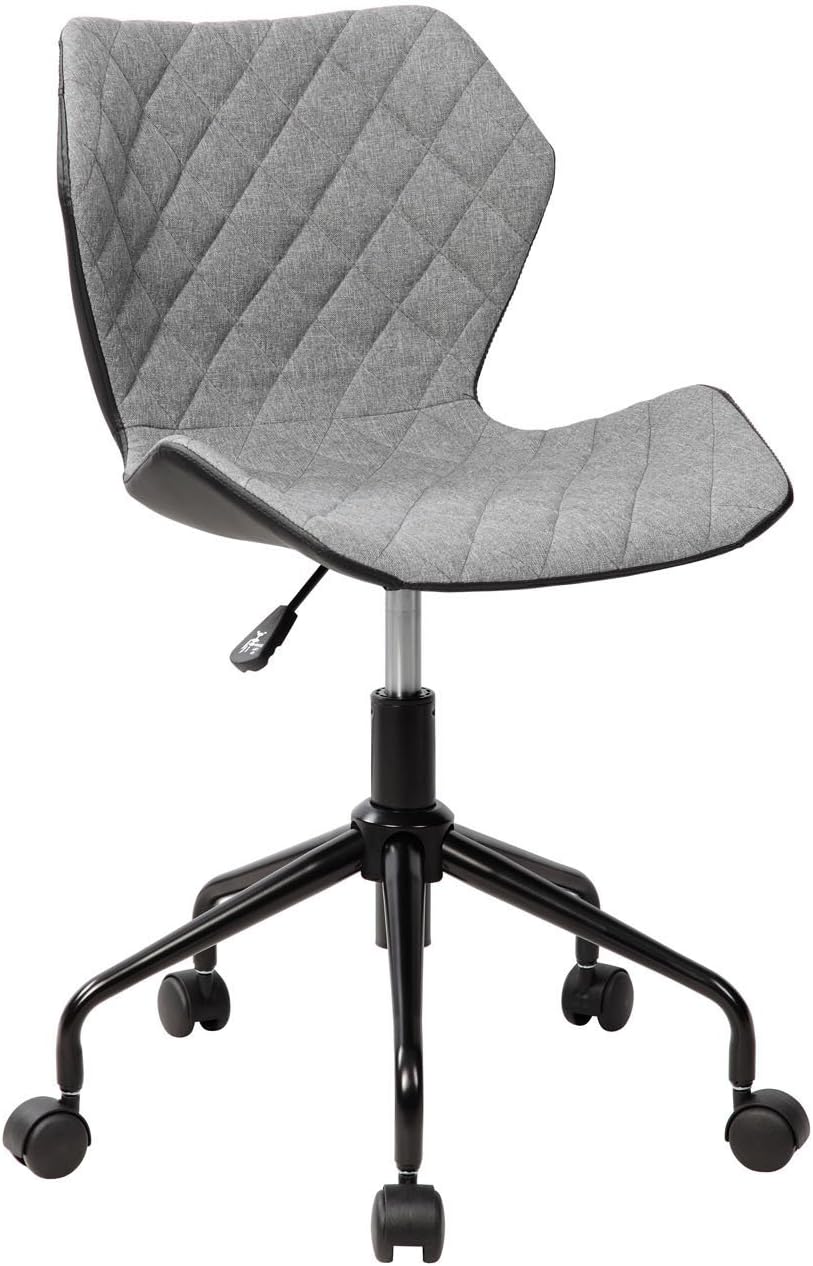 Amazon Com Techni Mobili Deluxe Modern Office Armless Task Chair Color Grey Furniture Decor