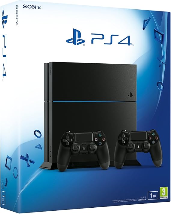 PlayStation 4 - Consola de 1 TB + 2 Mandos DualShock 4: Amazon.es: Videojuegos
