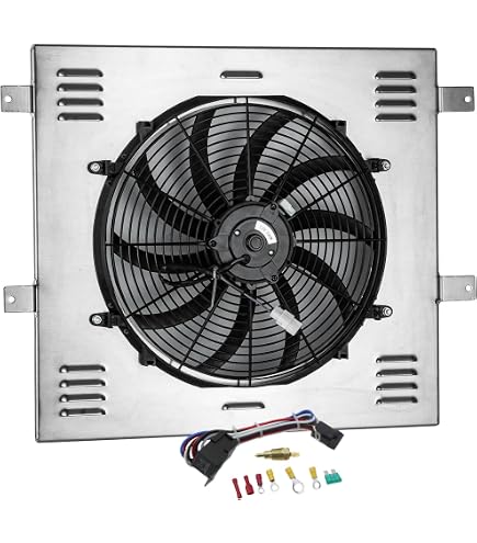 Ventilador Eléctrico 16" Para Jeep CJ 1970-1985 – 2500+ CFM, Kit De Relé Incluido – Monster Cooling