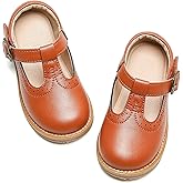 Otter MOMO Toddler Little Girls Oxford Shoes Mary Jane Flat T-Strap School Uniform Party Dress Shoes