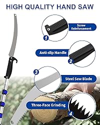 SKGPOLE Pole Saws for Tree Trimming, 5-19 Foot