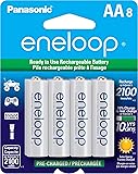 Eneloop Panasonic BK-3MCCA8BA AA 2100 Cycle Ni-MH