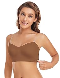 Lusait Strapless Bra for Women Non-Slip Silicone