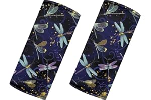 BIGCARJOB Dragonfly Luggage Handle Covers for Suitcase,Neoprene Luggage Handle Wrap Handle Grip Luggage Identifier for Travel Bag Luggage Suitcase Set 2 Pcs